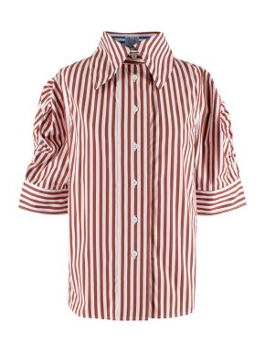 Goop X Thierry Colson Tilda Shirt in Chocolate