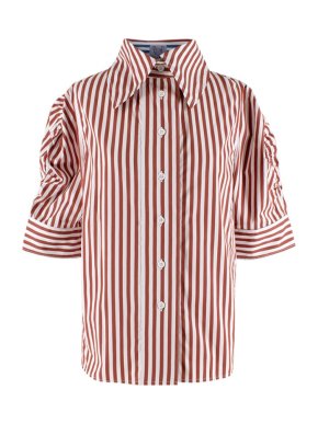 Goop X Thierry Colson Tilda Shirt in Chocolate