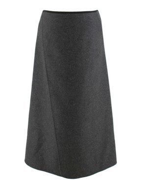 Goop Llewellyn Wrap Skirt in Grey
