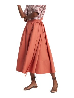 Goop X Thierry Colson Java Skirt in Terracotta