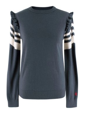 Goop X Perfect Moment Ruffle Shoulder Chamonix Sweater