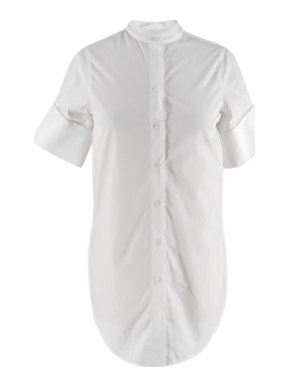 Goop Ash short sleeve signature puff White blouse