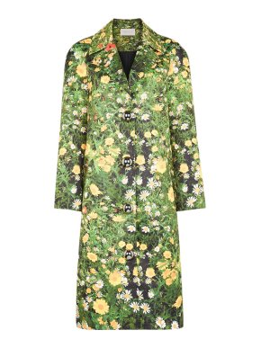 Christopher Kane London Fields digital print satin coat
