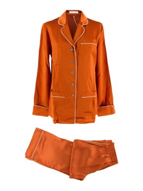 Olivia Von Halle Coco Amber pyjama set