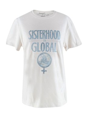 Dior Ecru Sisterhood is Global T-Shirt