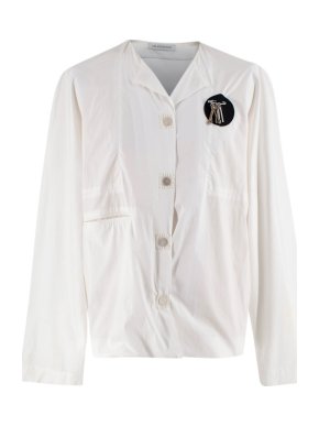 JW Anderson White Cotton Magnets Shirt