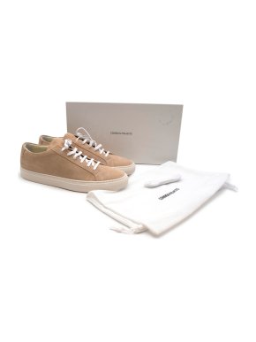 Common Projects Achilles Low Amber Suede Sneakers