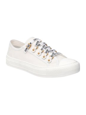 Dior white canvas Walk'n'Dior sneakers