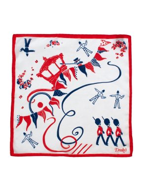 Drakes Royal Guards Handkerchief