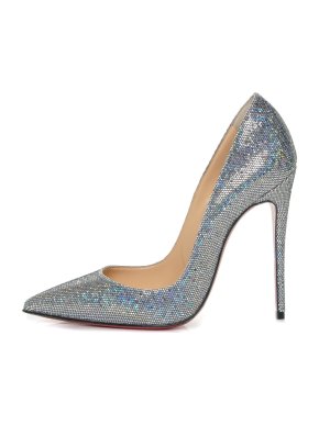 Christian Louboutin So Kate 120 Glitter Disco Ball Pumps