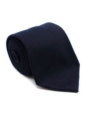 Loro Piana Navy Cashmere Tie