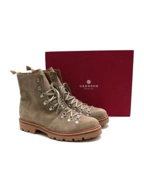 Grenson Beige Suede Brady Ankle Boots