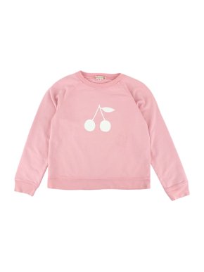 Bonpoint Pink Cotton Cherry Logo Sweater