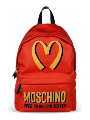 Moschino Couture Red McDonalds Backpack