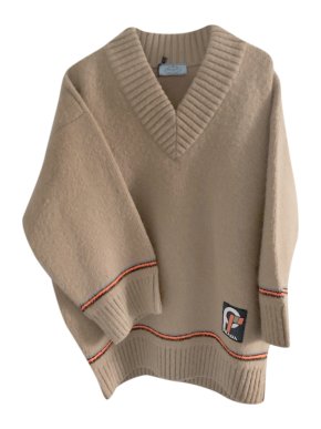 Prada Wool Oversize Shetland Jumper