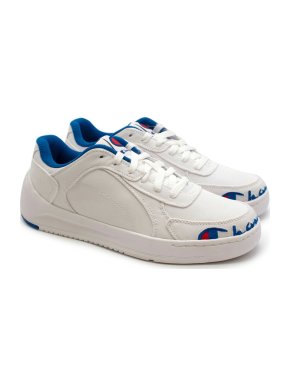 Champion White Canvas Logo Trainers