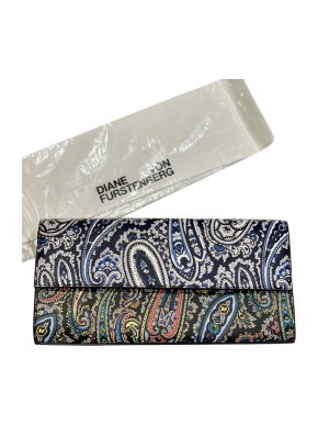 Diane Von Furstenberg Paisley Print Clutch
