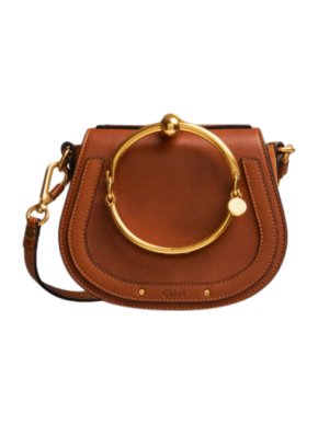 Chloe Small Nile bracelet bag in smooth & suede calfskin