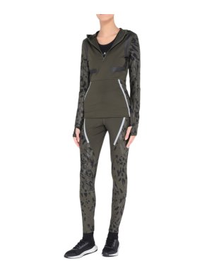 Adidas By Stella McCartney Green Running Hoodie & Tights
