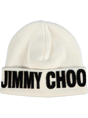 Jimmy Choo Fran Wool Blend Knit Beanie