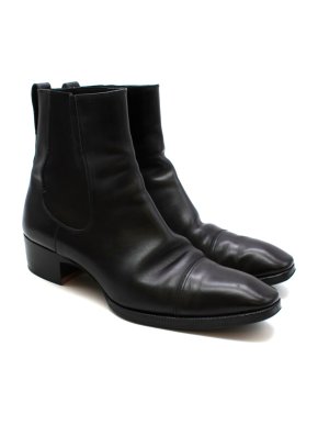 Tom Ford Black Leather Chelsea Boots