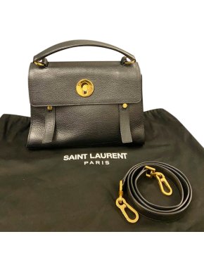 Saint Laurent Black Leather Muse Two Shoulder Bag