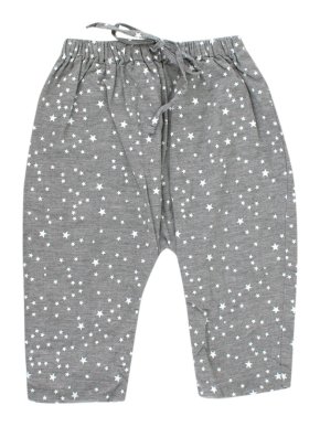 Bonpoint La Coqueta Grey Cotton Star Print Trousers