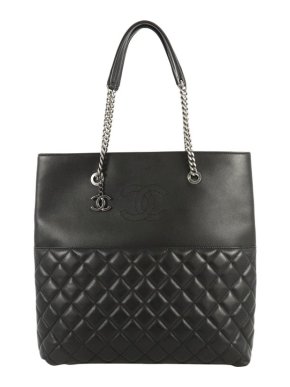 Chanel Black Quilted Leather Urban Delight Tote Bag