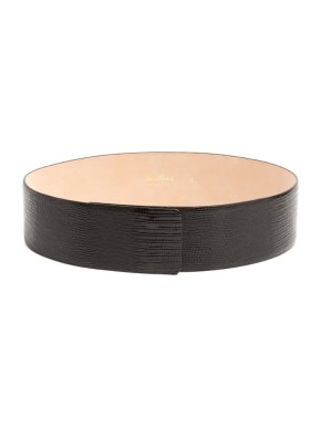 Max Mara Lizard Effect Mino Belt
