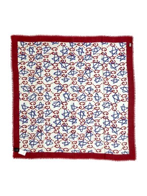 Gucci Ghost Stars Modal/Silk scarf