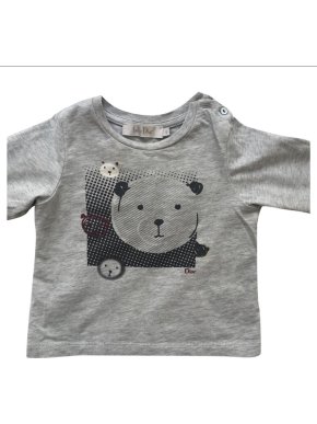 Dior Baby grey bear motif t-shirt 6 months