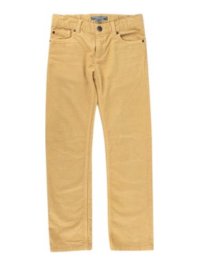 Bonpoint Mustard Cotton Corduroy 5 Pocket Trousers