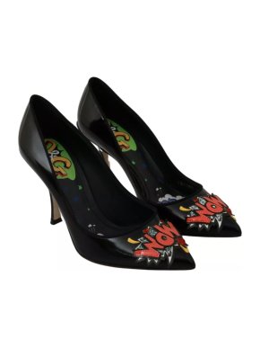Dolce & Gabbana WOW Patch Glossy Pumps