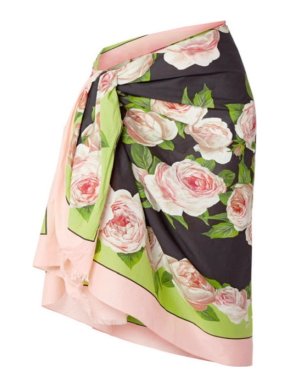 Dolce & Gabbana Floral Print Sarong/Wrap Scarf