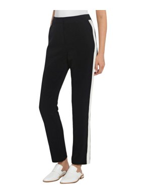 Self Portrait Black Side Stripe Pants