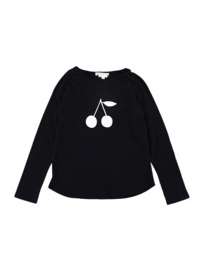 Bonpoint Black Cherry Logo Cotton Sweater