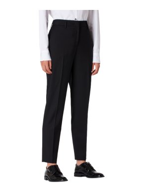 Paul Smith Black Tailored Wool 'A Trouser to Travel In' Pants