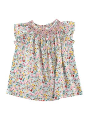 Bonpoint Multi-coloured Floral Pattern Top