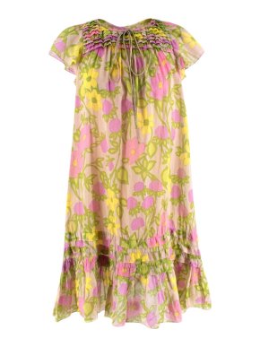 Marc Jacobs Multi-coloured Floral Pattern Dress