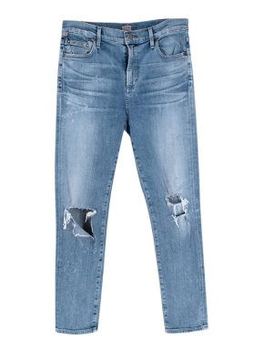 Citizens Of Humanity Blue Distressed Denim Jeans