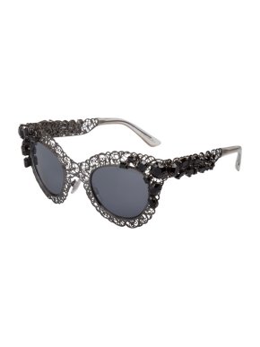 Dolce & Gabbana Filigree Cat-Eye Sunglasses
