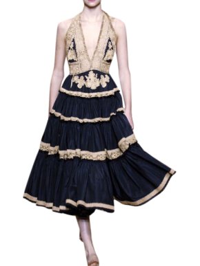 Jean Paul Gauliter Vintage Runway Taffeta Dress