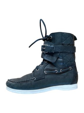 Balenciaga black leather high tops - sold out