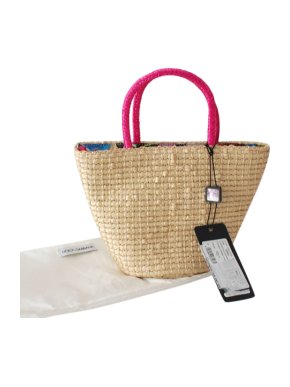 Dolce & Gabbana Raffia Beach Bag