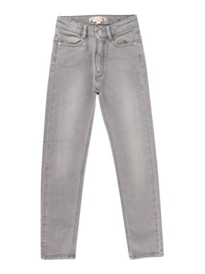 Bonpoint Grey Cotton Denim Jeans