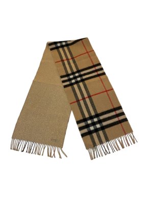 Burberry Cashmere Lurex Knit Scarf