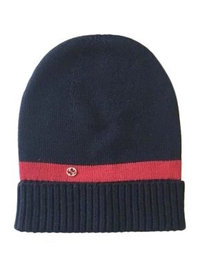 Gucci Blue Wool 100% Beanie Hat SIZE M