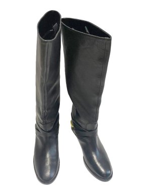 Lauren Ralph Lauren Black Leather Boots