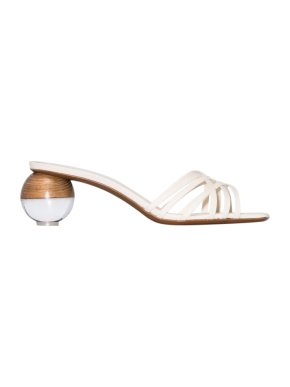 NEOUS White Leather Calpa Sandals 55