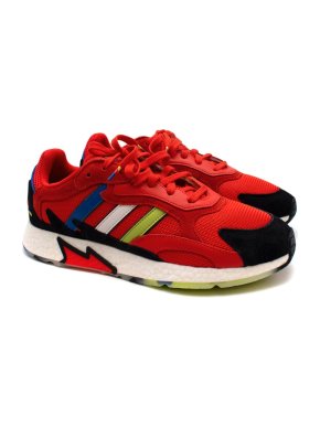 Adidas Original Asterisk Collective TRESC Run Trainers in Active Red